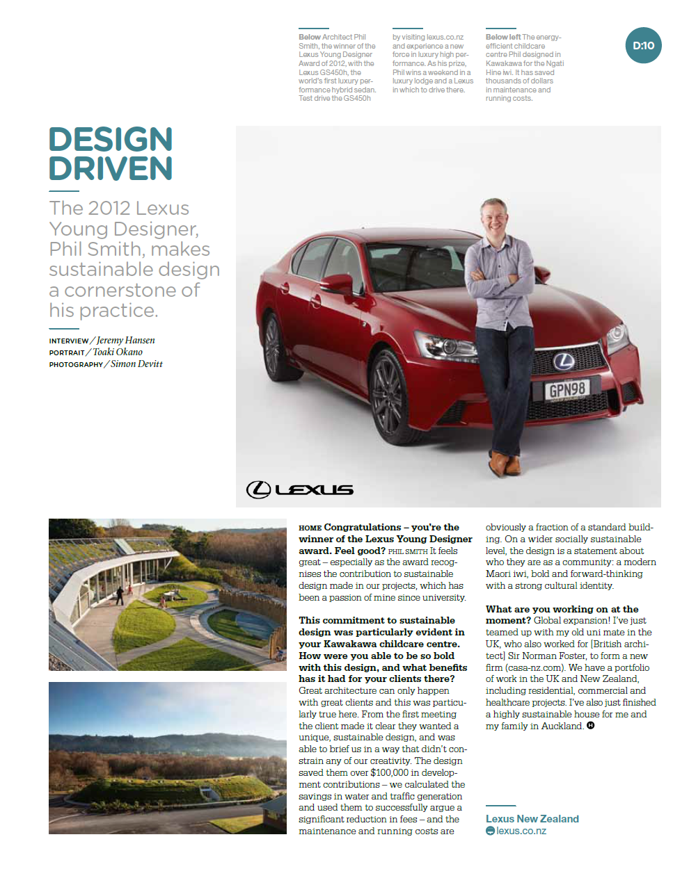 Lexus Young Architect Award