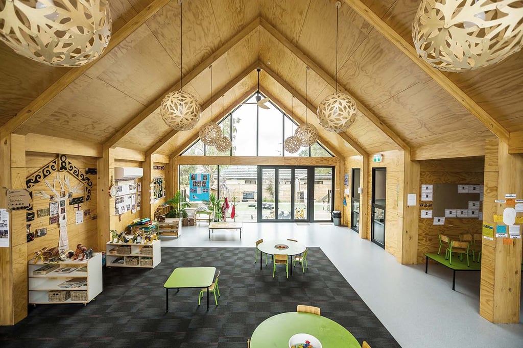 NZ Wood Resene Timber Design Awards: Rainbows Corner Early Learning Takanini – Finalist